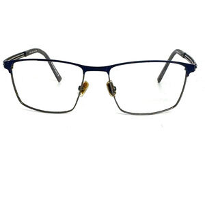 Morel Lightec 30172L Eyeglasses Men's Blue/Grey Full‎ Rim 55-17-145 BG09 H17236